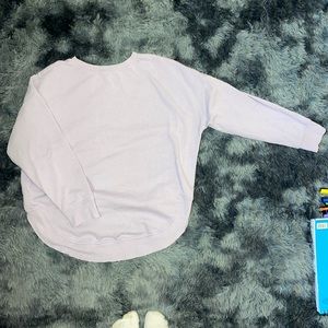 Light Lilac Purple Sweatshirt pullover